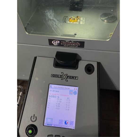 14KT Yellow Google Diamond Etch Dangle Ball Lever Back Earrings 1” Long - Picture 8 of 8